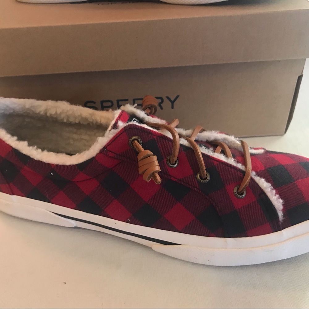 Sperry Buffalo Plaid - Ladies Size 12 - NEW